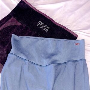 Victoria's Secret PINK Leggings Set - Blue ombré and Brown